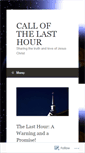 Mobile Screenshot of callofthelasthour.com